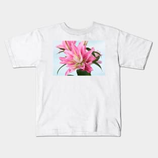 Lilium Roselily Isabella Double Oriental hybrid Lily Kids T-Shirt